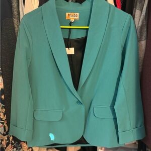 Mudd Women's Teal Blazer Jacket